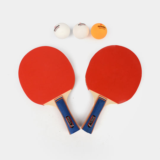 Table Tennis Racket Pair With 3 Balls for Kids