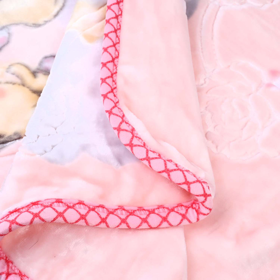 Baby Blanket Gold Silk Kids (100x140) Pink