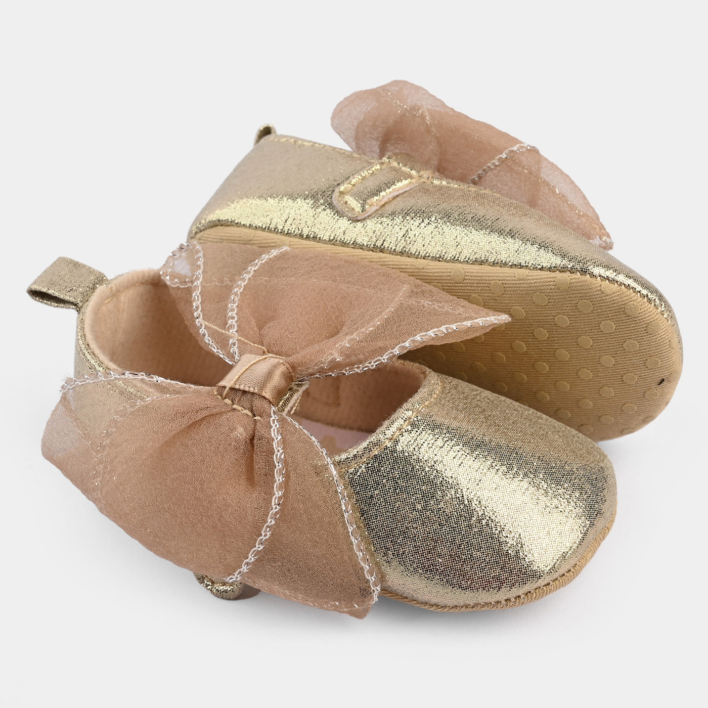 Baby Girl Shoes C-702-Gold