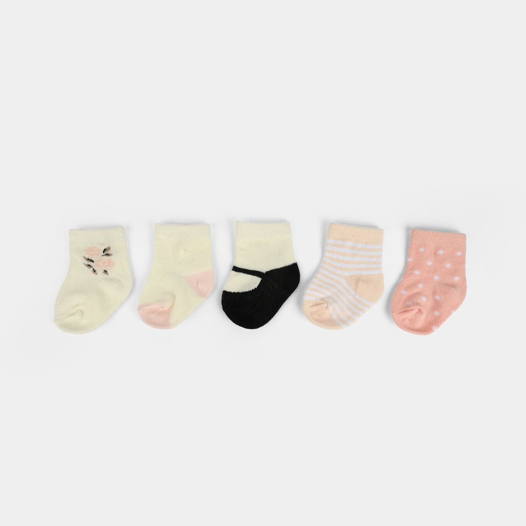 Baby Girl Socks & Headband Set