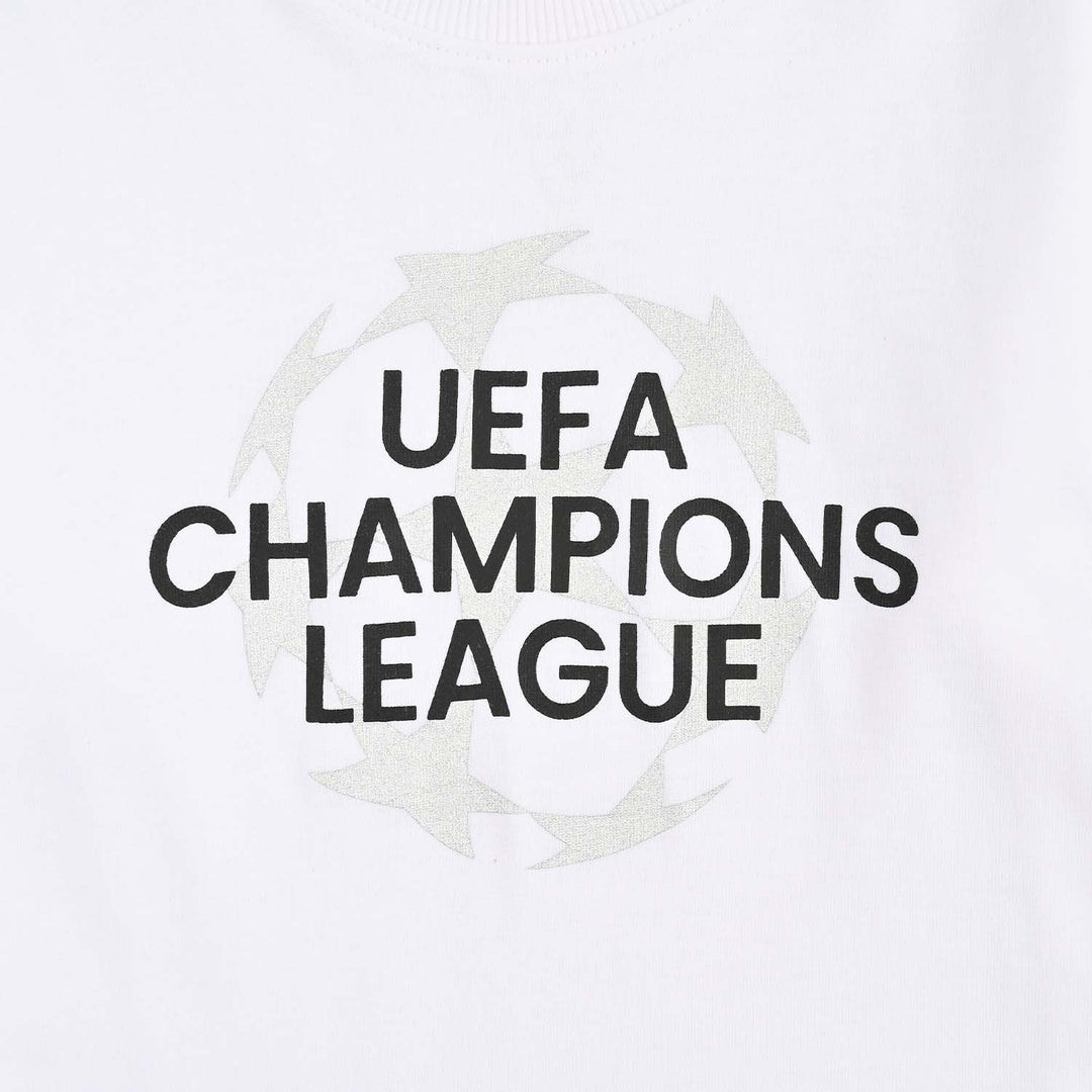 Boys Jersey/Terry 2 Piece Suit Champions League-White/Black