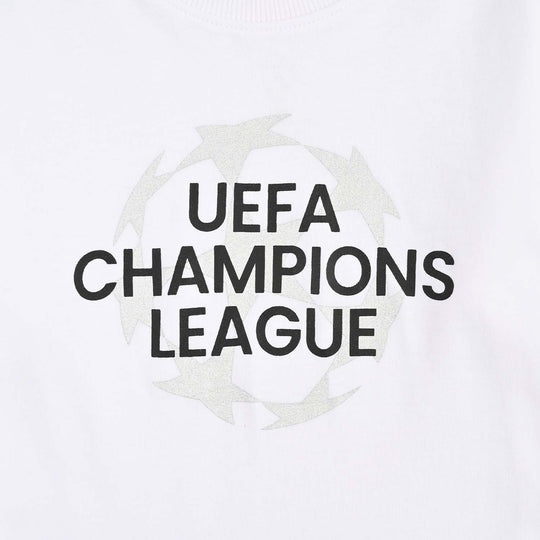 Boys Jersey/Terry 2 Piece Suit Champions League-White/Black