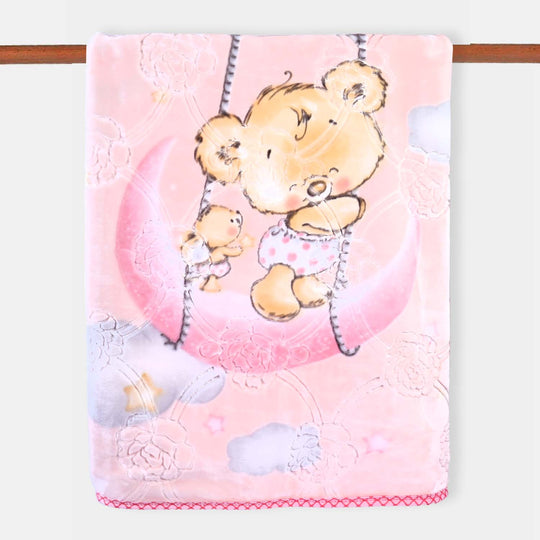 Baby Blanket Gold Silk Kids (100x140) Pink