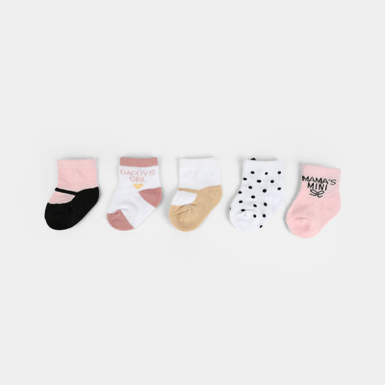 Baby Girl Socks & Headband Set