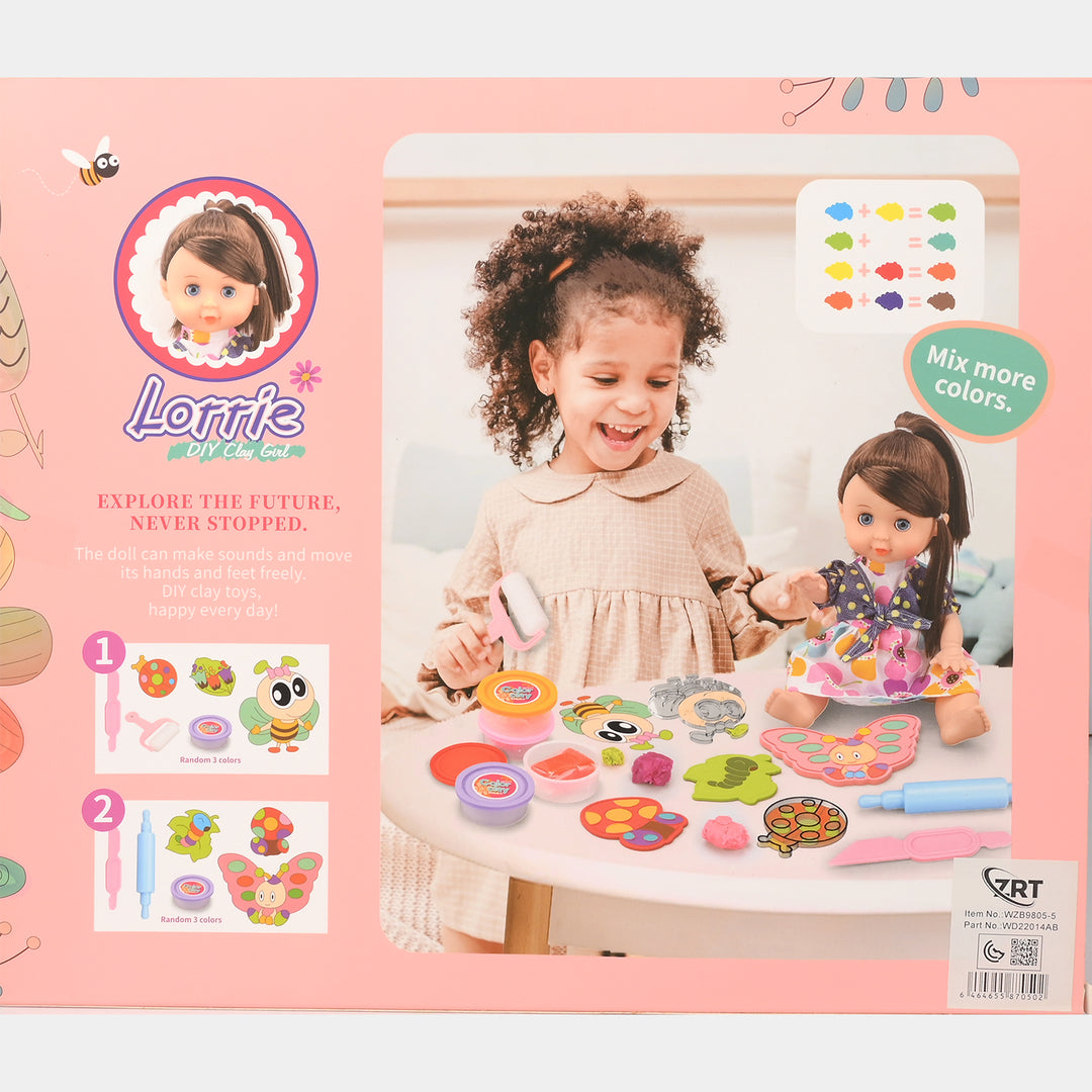 Lorrie DIY Clay Doll – Creative Play Set