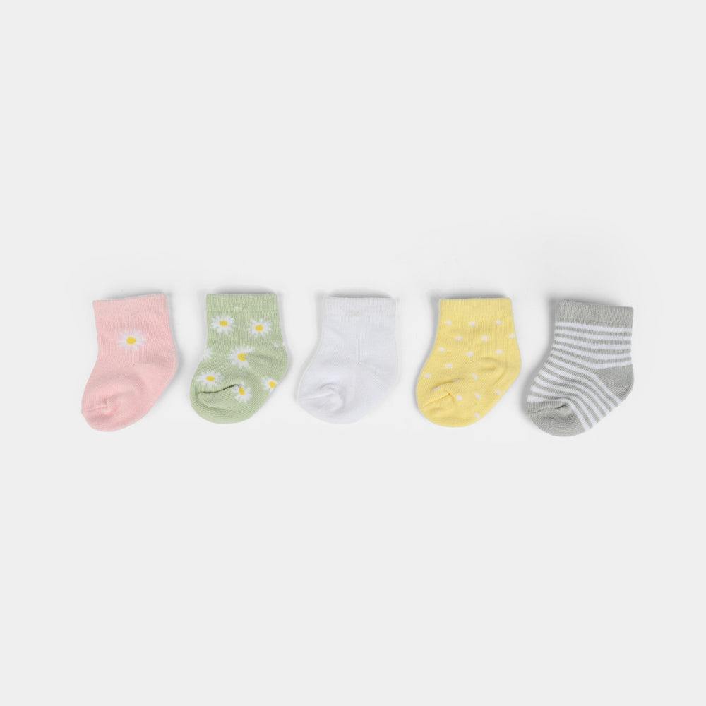 Baby Girl Socks & Headband Set