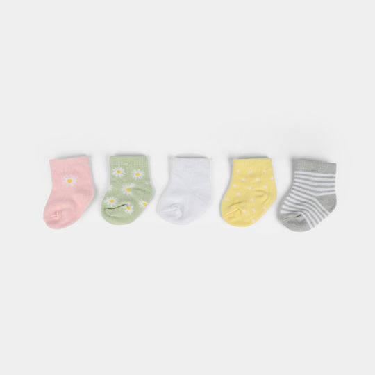 Baby Girl Socks & Headband Set