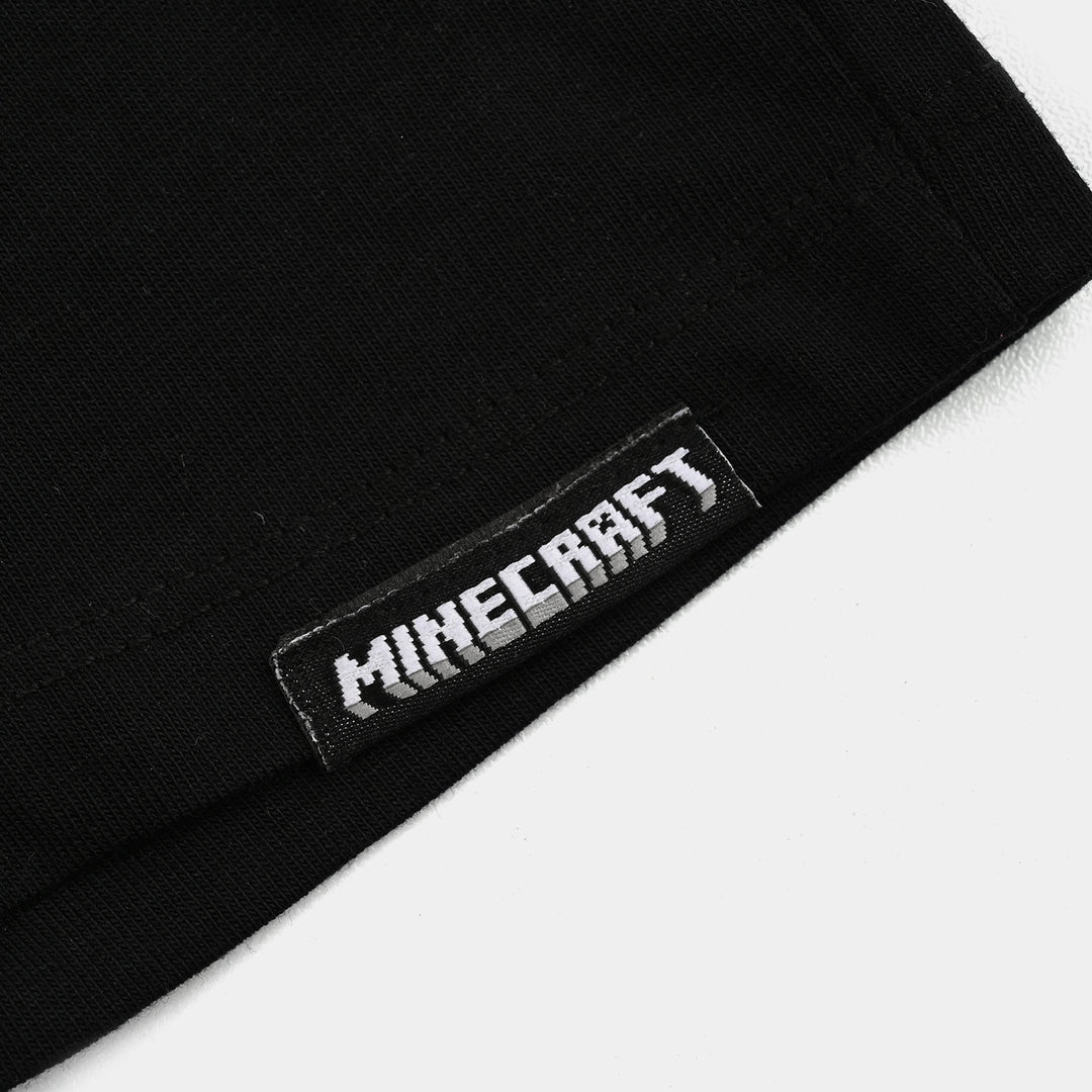 Boys Cotton Terry Short Mine-Jet Black