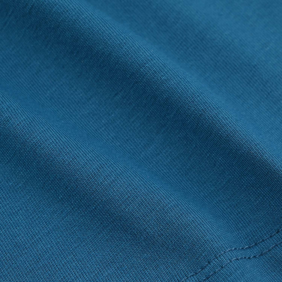 Boys Lycra Jersey Basic T-Shirt - Blue