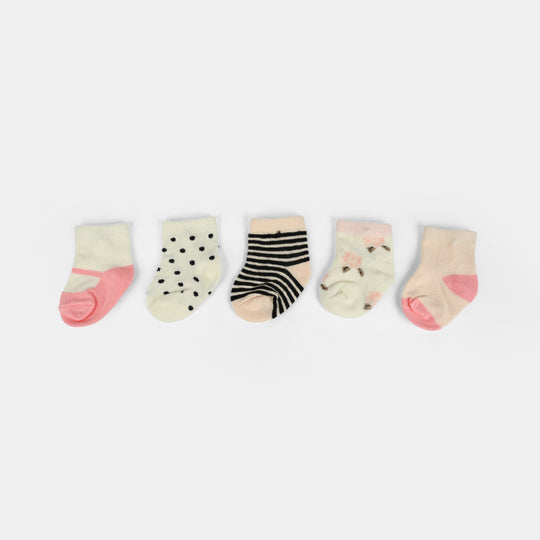 Baby Girl Socks & Headband Set