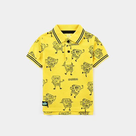 Infant Boys Jumbo Pique Polo-B.Yellow