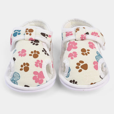Baby Girl Shoes B272-White