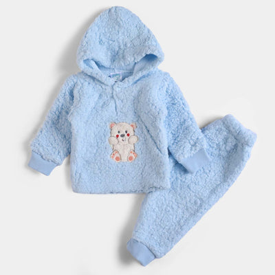 Infant Unisex Baby 2PC Suit Little Bear - Sky Blue