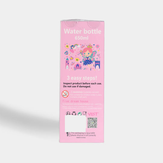 Kids Water Bottle with Strap | 650ML