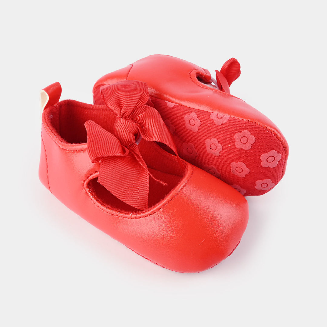 Baby Girls Shoes C-372-Red