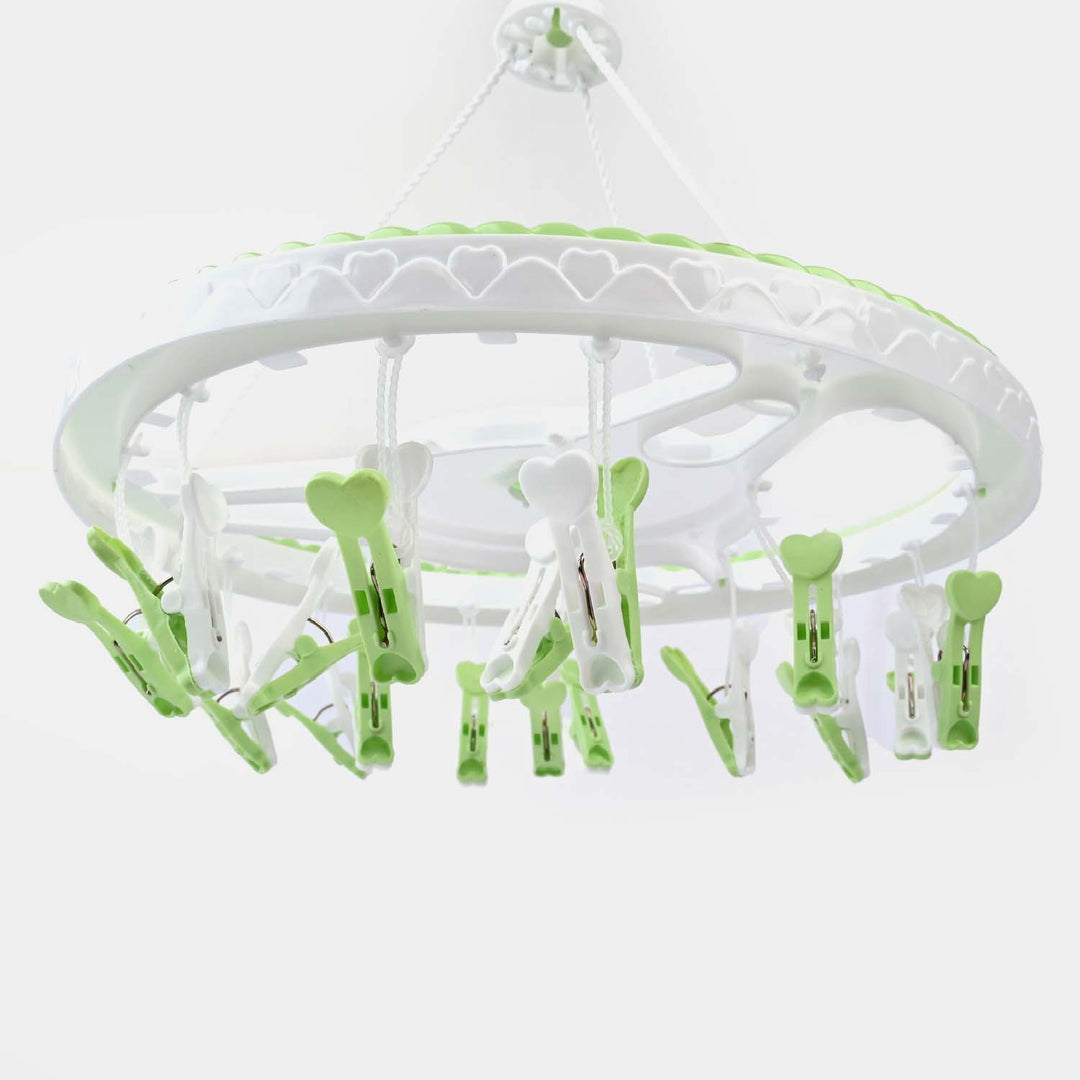 Cloth Hanger Round | Green