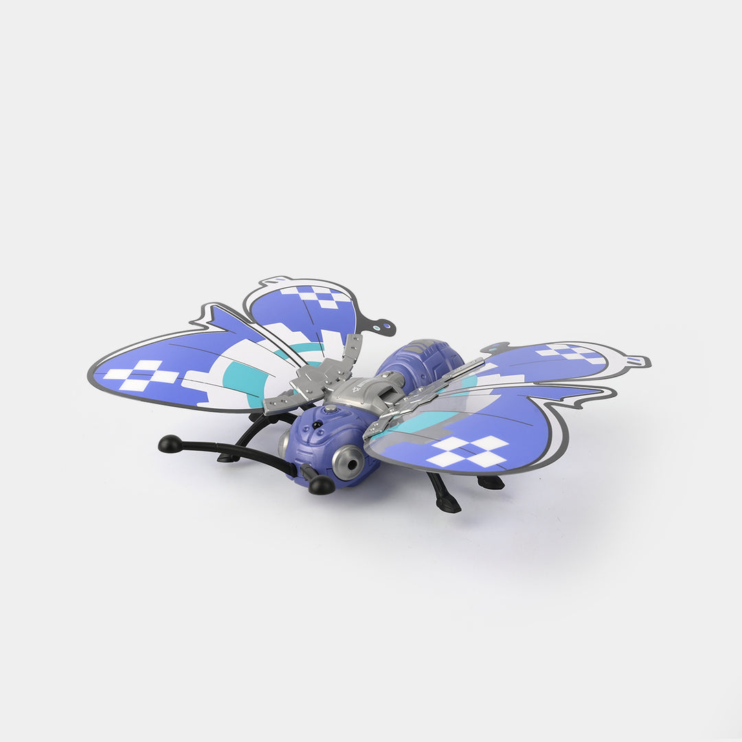 Mechanical Remote Control Butterfly Toy | Realistic Crawling & Flying Action