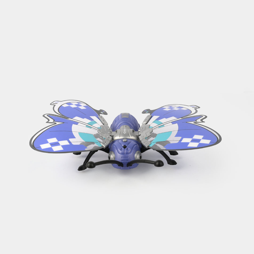 Mechanical Remote Control Butterfly Toy | Realistic Crawling & Flying Action