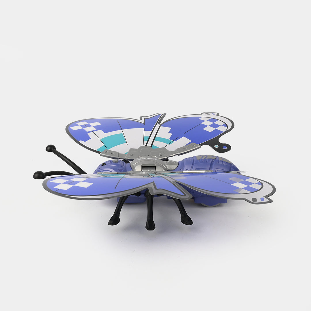 Mechanical Remote Control Butterfly Toy | Realistic Crawling & Flying Action