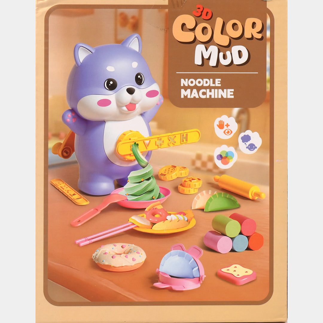3D Color Mud Noodle Machine DIY Play Set