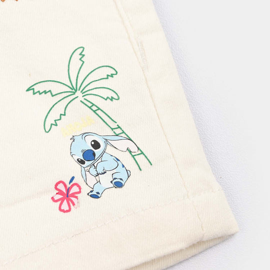 Infant Girls Denim rigid Short Stitch