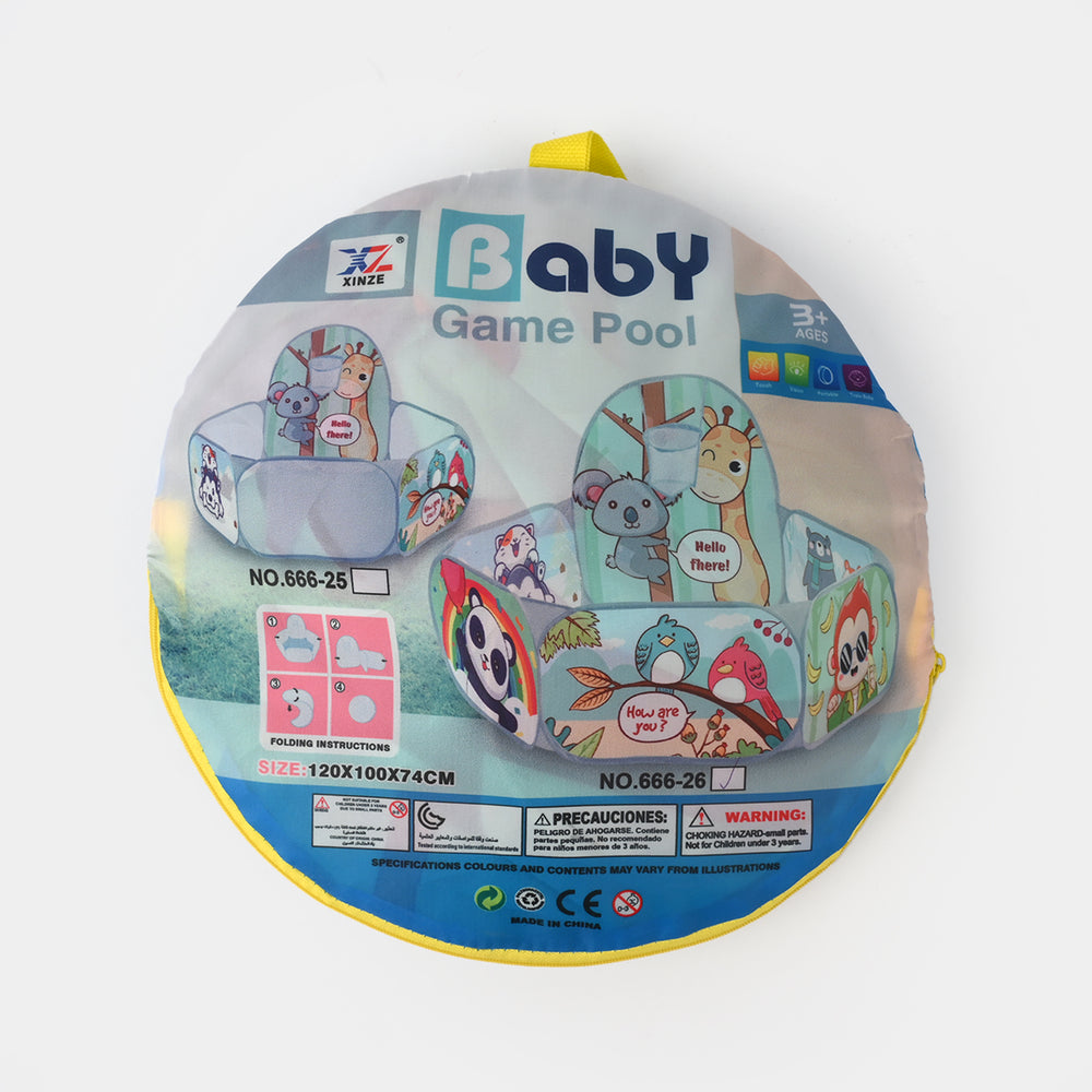 Baby Game Pool Tent House | Foldable Indoor & Outdoor Play Tent