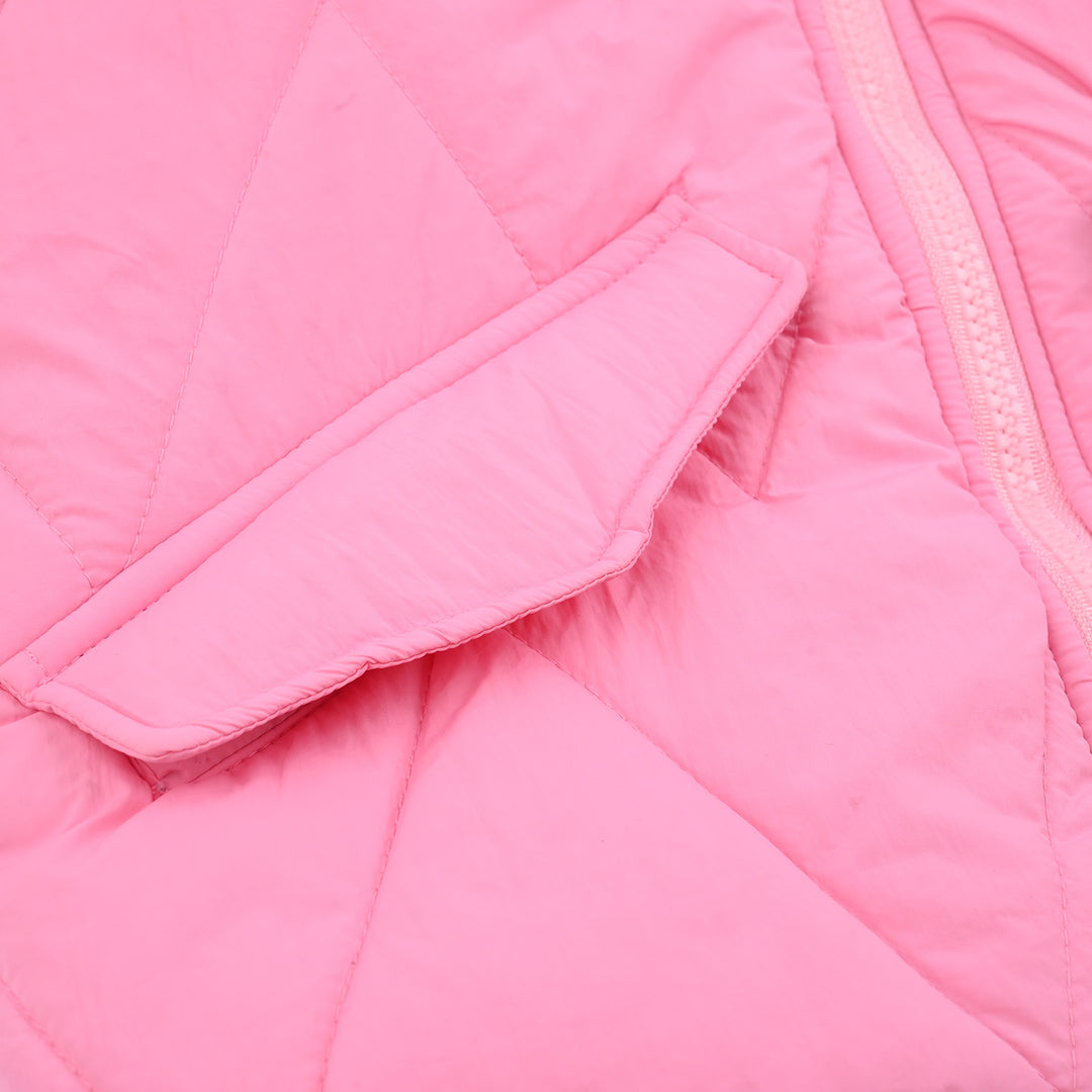 Girls Quilted Jacket - Pink