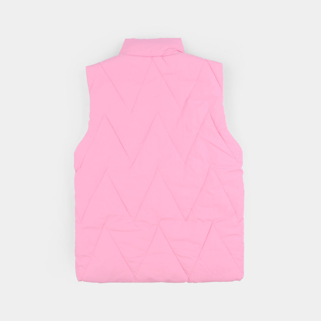 Girls Quilted Jacket - Pink