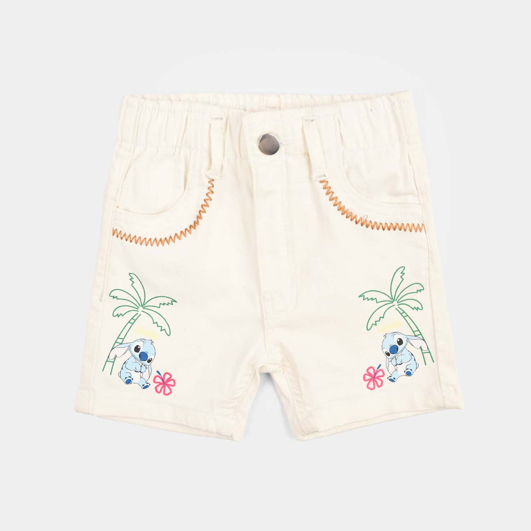 Girls Denim rigid Short Stitch