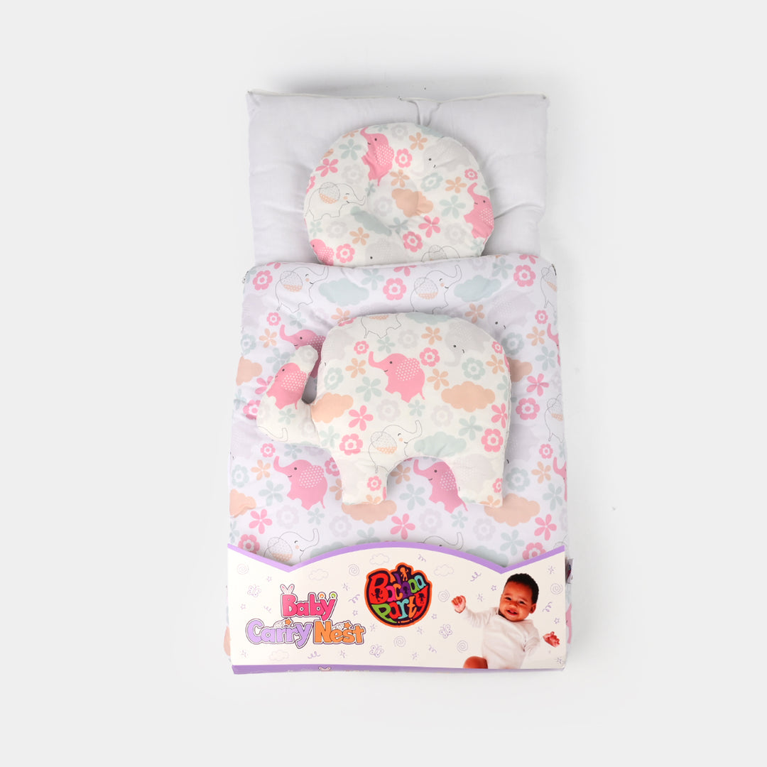 Soft & Cozy Baby Carry Nest With Pillow