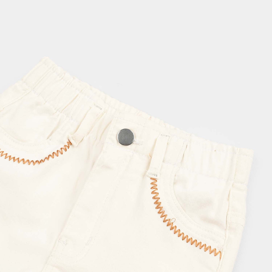 Girls Denim rigid Short Stitch