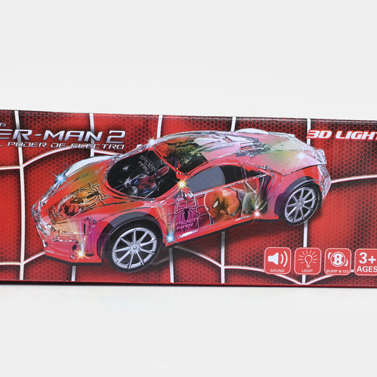3D Electric Super Car with Light & Sound Toy Car