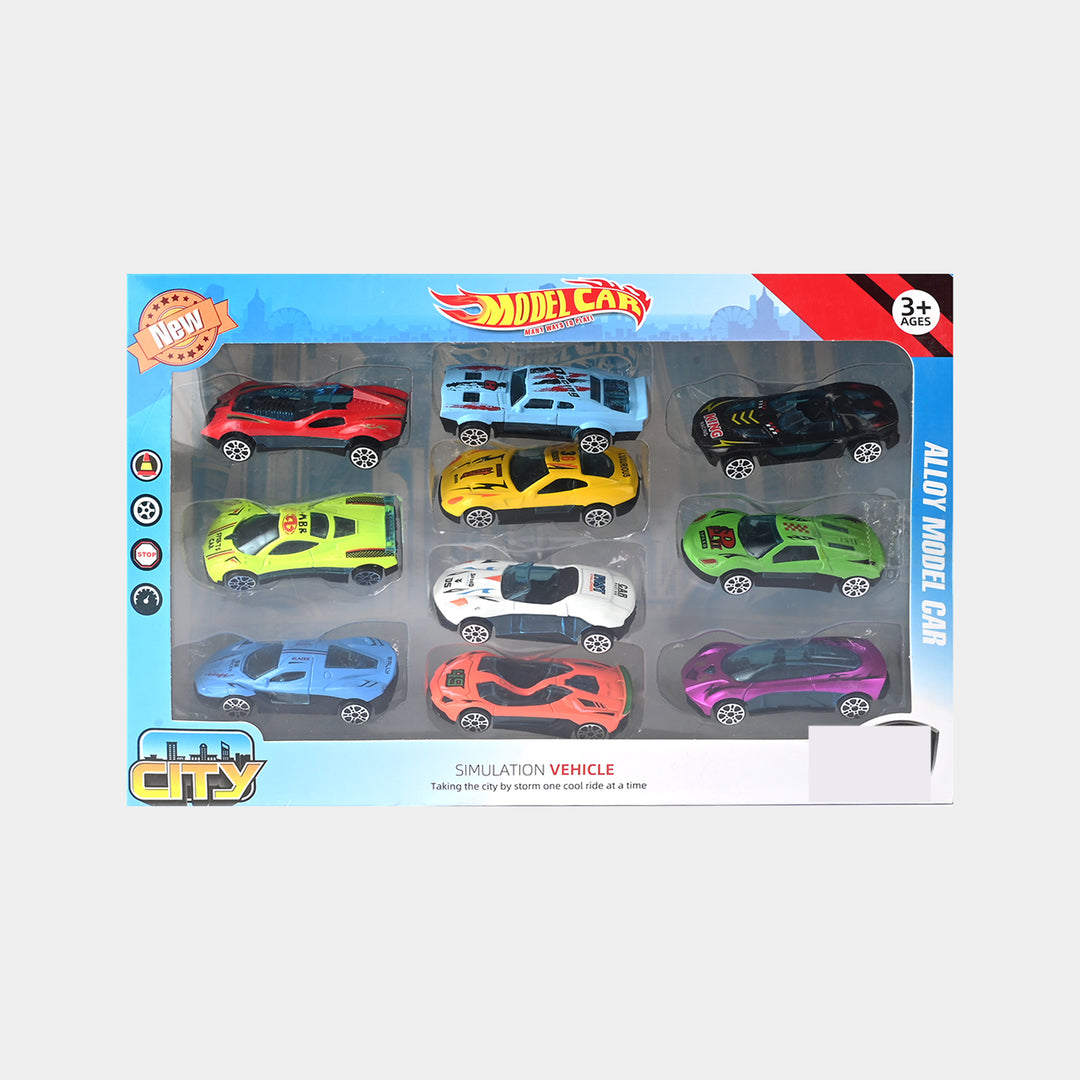 Die-Cast Model  Cars Alloy 10Pcs Set