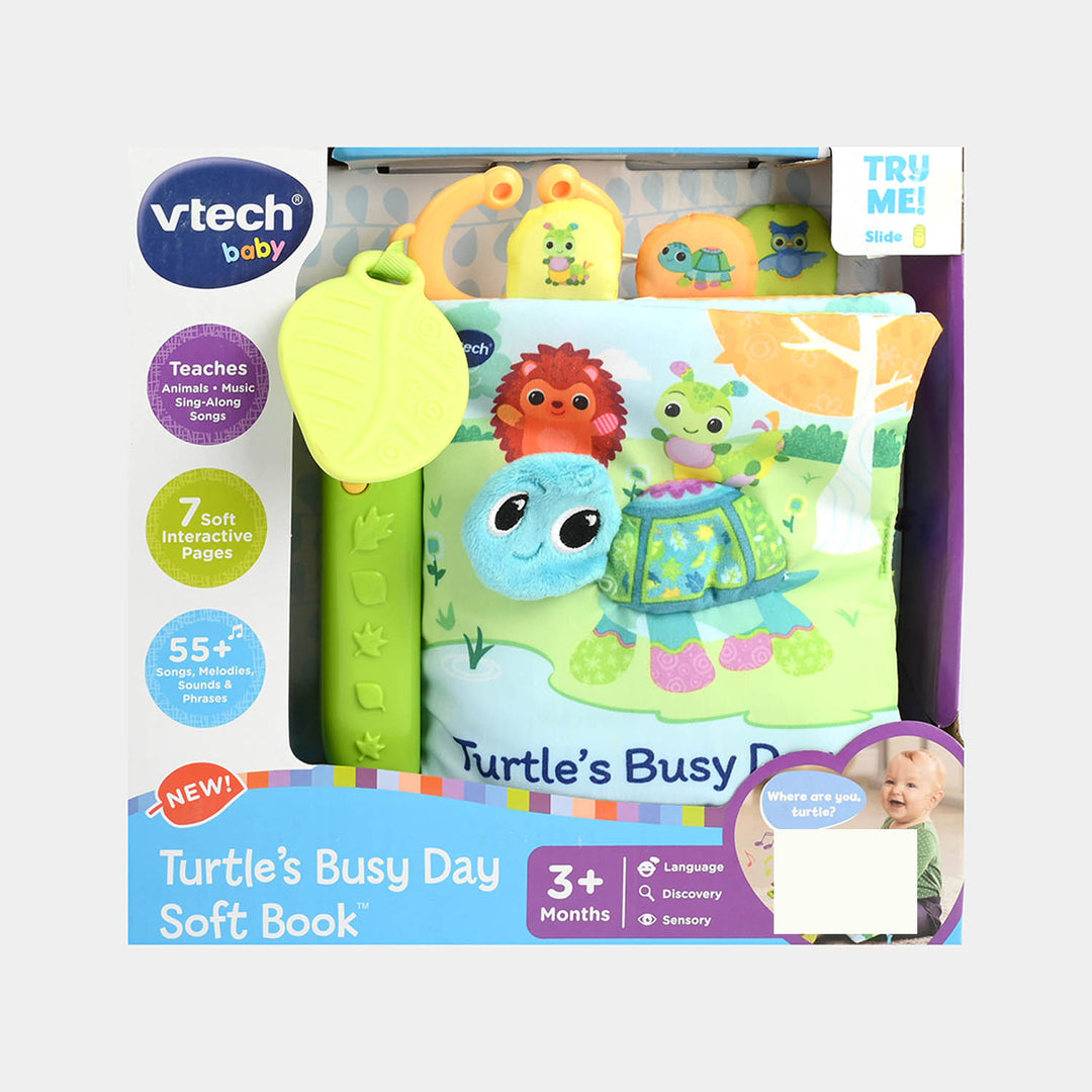 Baby Turtle's Busy Day Soft Book with Sound