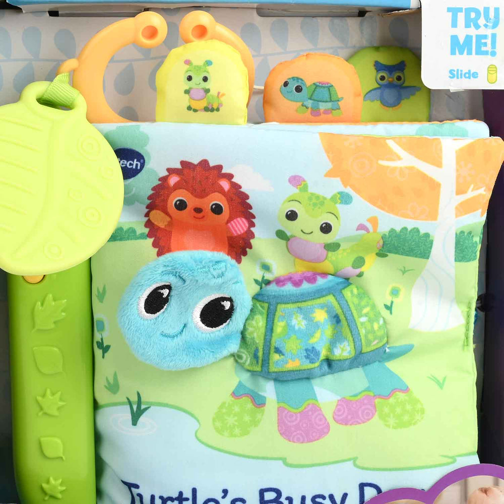 Baby Turtle's Busy Day Soft Book with Sound