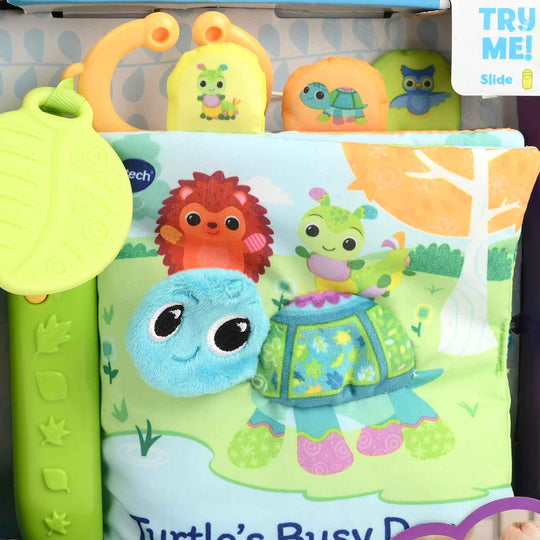 Baby Turtle's Busy Day Soft Book with Sound