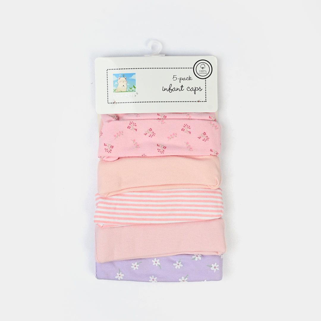 Infant Cap/Hat Set 5Pcs