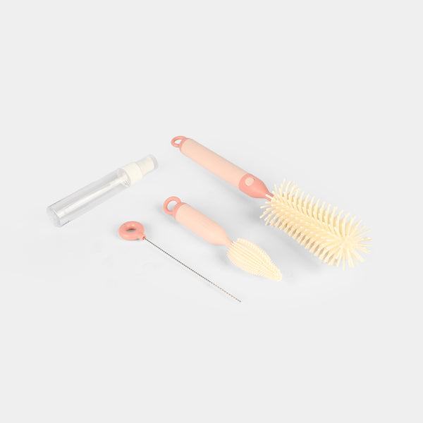 Silicone Baby Bottle Cleaning Brush Set