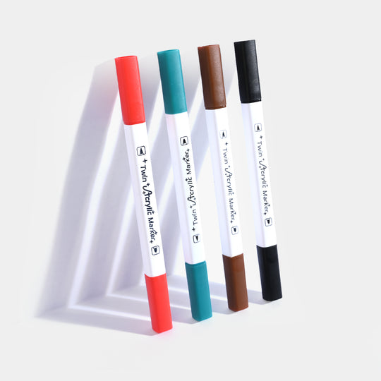 Acrylic Markers Set 24PCs