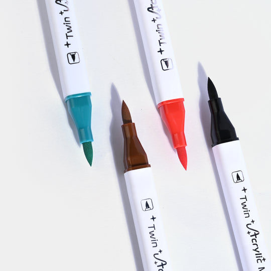 Acrylic Markers Set 24PCs