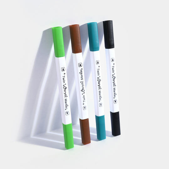 Dual-Tip Acrylic Marker Set | 18PCs