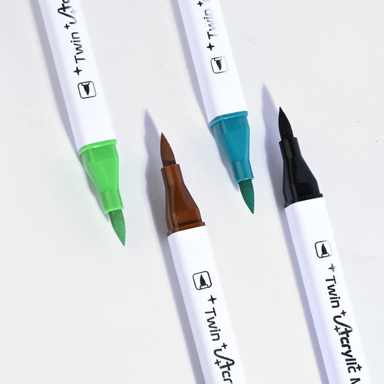 Dual-Tip Acrylic Marker Set | 18PCs