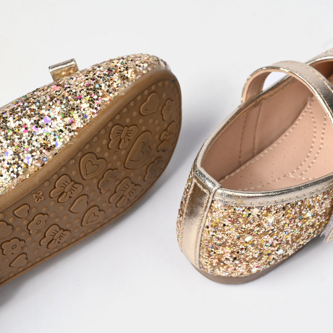 Girls Pumps 11-165-GOLDEN