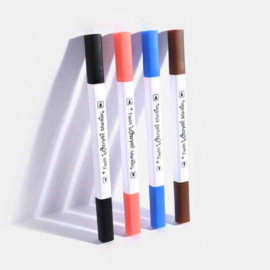 Acrylic Markers Set 12PCs