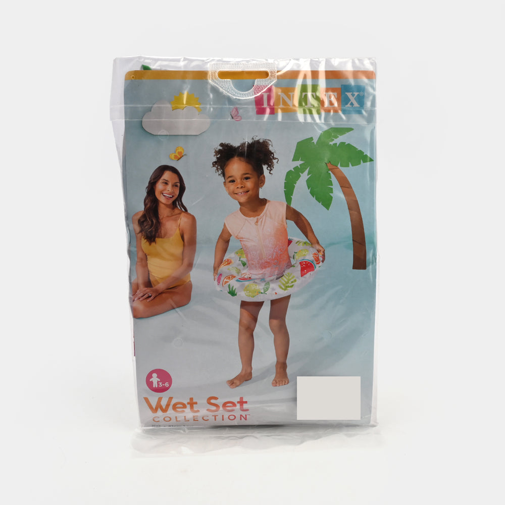 Kids' Swim Ring – Colorful Print | 20"