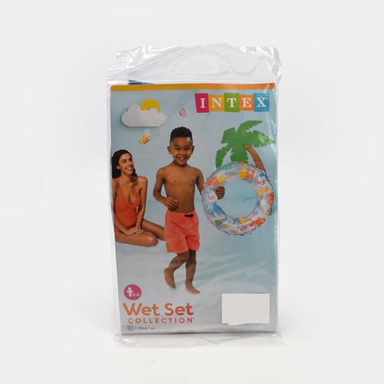 Kids' Swim Ring – Colorful Print | 20"