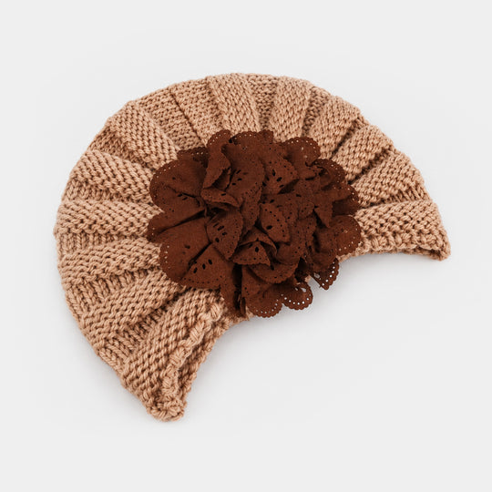 Woolen Baby Turban Cap/Hat