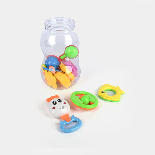 Feeder Jar Rattle Toy Play Set