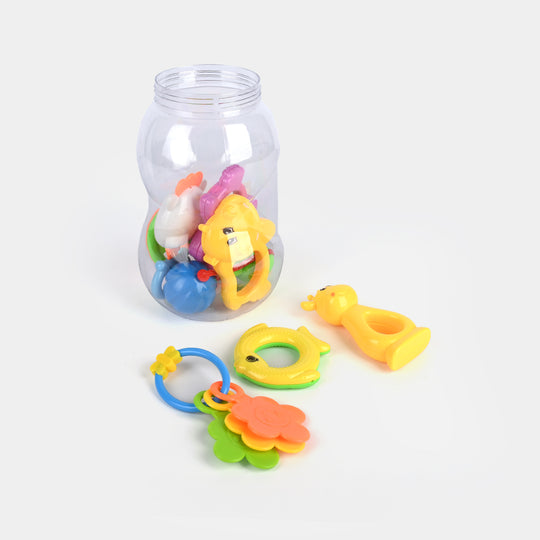 Feeder Jar Rattle Toy Play Set
