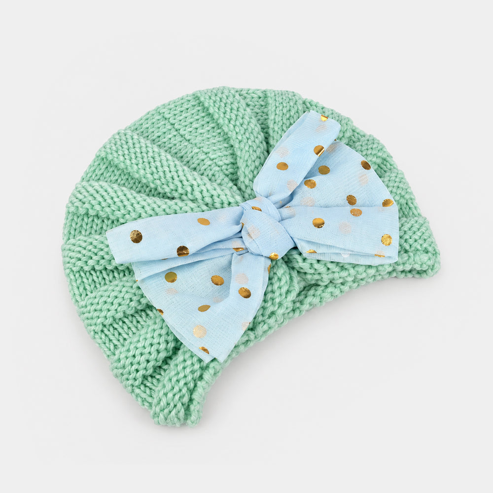 Woolen Baby Turban Cap/Hat